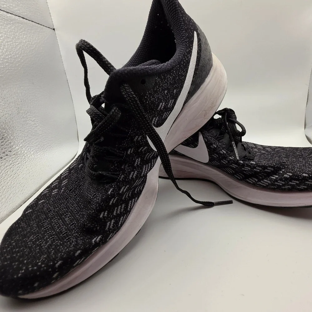 Nike Air Zoom Pegasus 35 Black White Running Shoes 942855-001 Womens 7